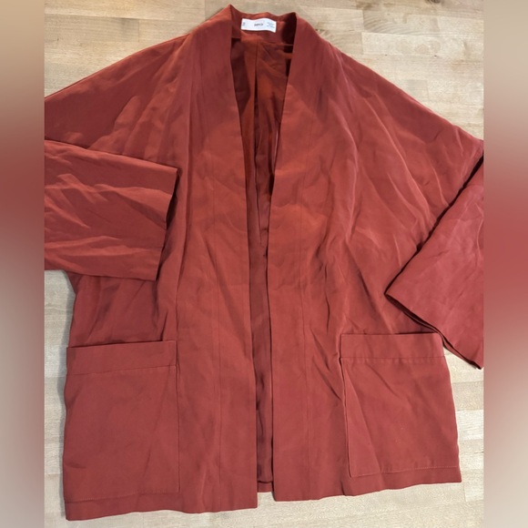 Mango Jackets & Blazers - Mango Terracotta Open Front kimono style Jacket cardigan